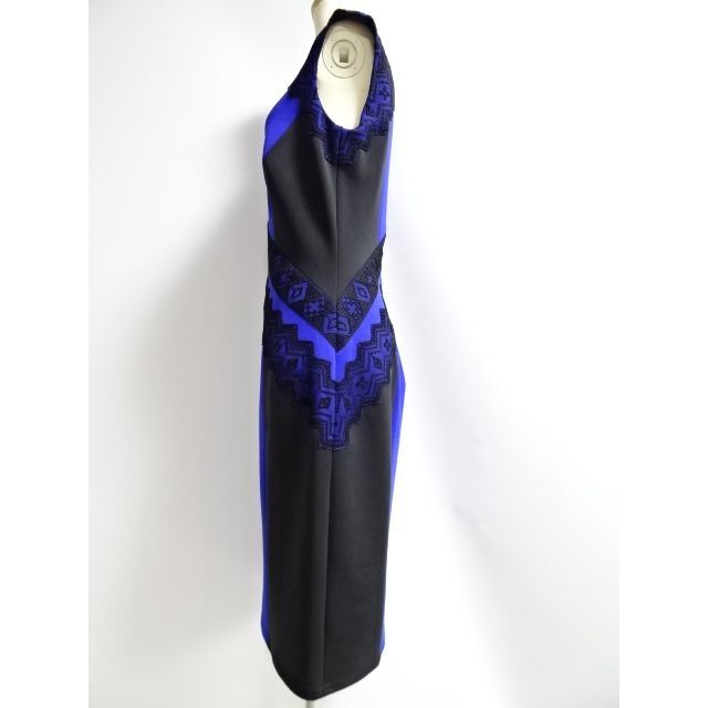 新品　Tadashi Shoji ドレス 膝丈ワンピース ブルー