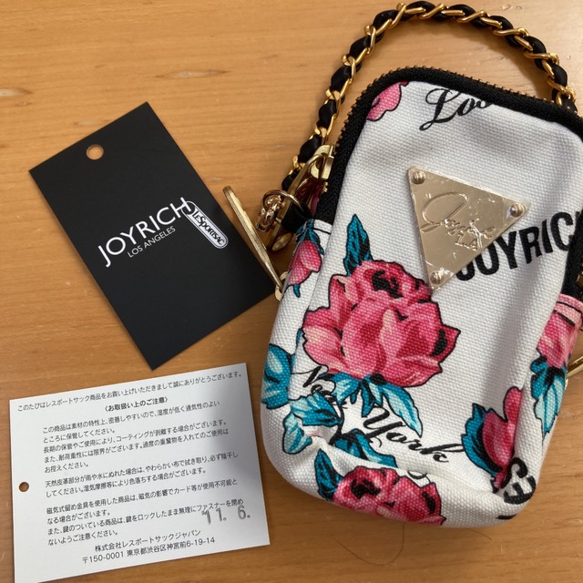 LeSportsac(レスポートサック)の【新品・限定】レスポートサック×ジョイリッチ　コラボ　ミニポーチ レディースのファッション小物(ポーチ)の商品写真