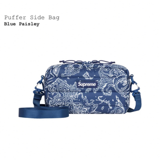 シュプリーム(Supreme)のSupreme Puffer ‪Side Bag "Blue Paisley"(ショルダーバッグ)