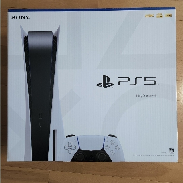 PlayStation(プレイステーション)のSONY PlayStation5 CFI-1200A01 エンタメ/ホビーのゲームソフト/ゲーム機本体(家庭用ゲーム機本体)の商品写真