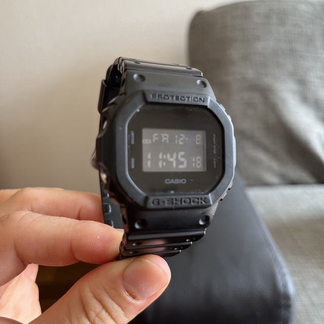 黒のG-SHOCK