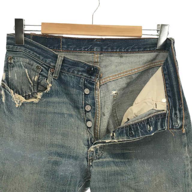 Levi's(リーバイス)のLEVI'S / リーバイス | 1960s | 1960s～ VINTAGE 501 BigE 平行ステッチ 足長R セルビッチ デニム パンツ | インディゴ | メンズ メンズのパンツ(その他)の商品写真