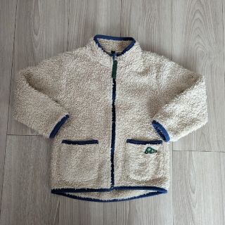 ハッカキッズ(hakka kids)のボアブルゾン　オレンジハッカ　100(ジャケット/上着)