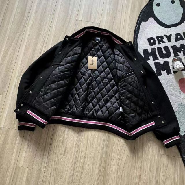 Stussy / S TALK MELTON VARSITY JACKET. | cprc.org.au
