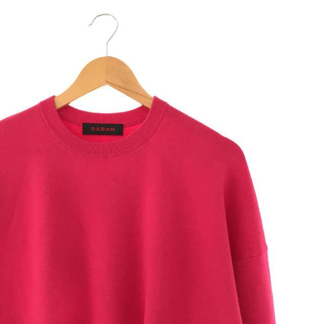 美品】 CABaN / キャバン | ビッグシルエット コットンカシミヤ クルー