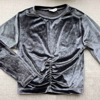 ザラキッズ(ZARA KIDS)のZARAキッズ ベロアトップス 122センチ(Tシャツ/カットソー)