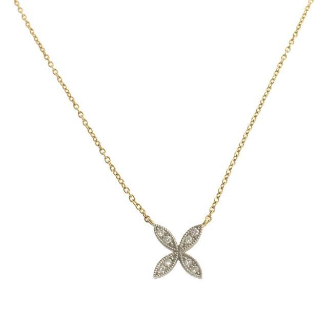 hum / ハム | フラワー モチーフ 18K ダイヤ ネックレス | ゴールド