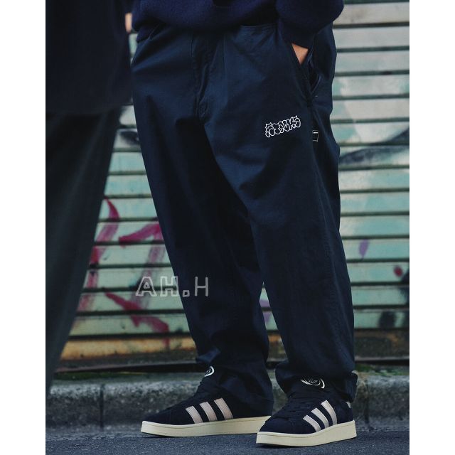 割引特価 BROCHURE 1P CHINO STACKS ネイビー S - パンツ