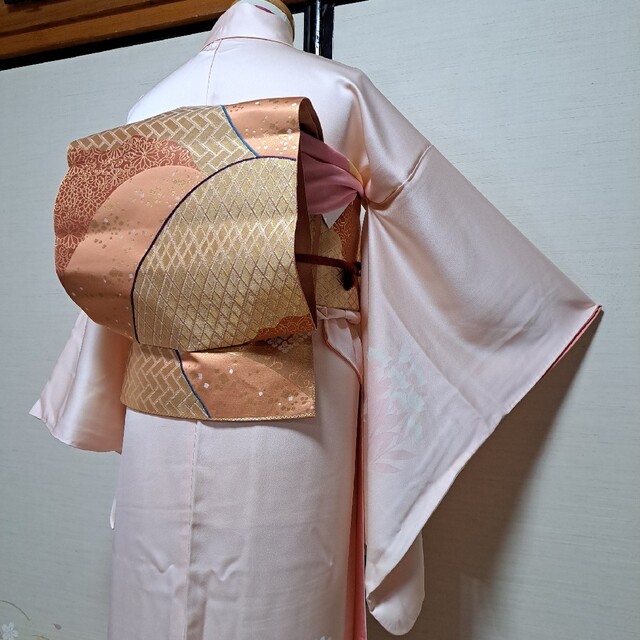 正絹 草花 刺繍 付下げ5点セット