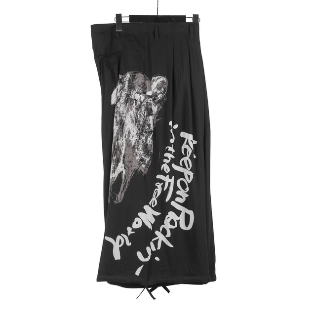 Yohji Yamamoto POUR HOMME   Yohji Yamamoto BLACKScandalプリント