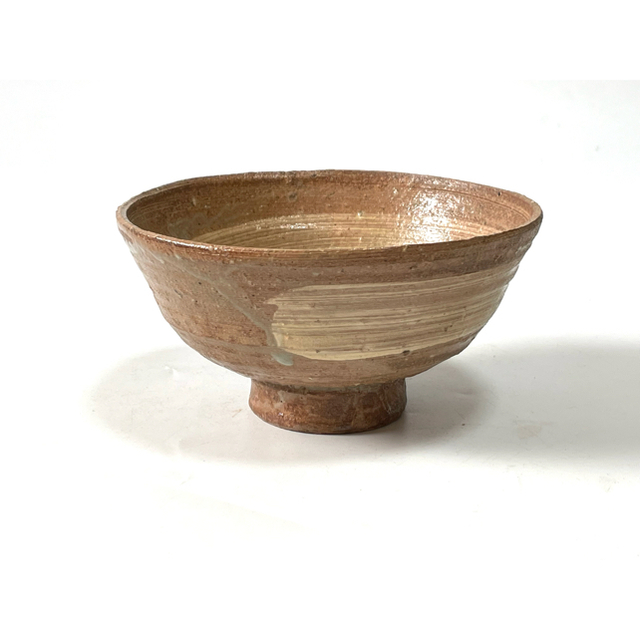 作家物 長岡空味 楽山焼 刷毛目 茶碗 平茶碗 共箱 - sertamattress.com.my