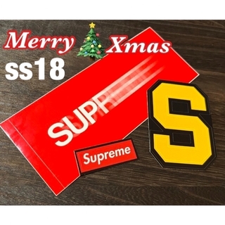 シュプリーム(Supreme)のSUPREME Sticker シュプリームステッカー■ Xmas限定ss18(その他)