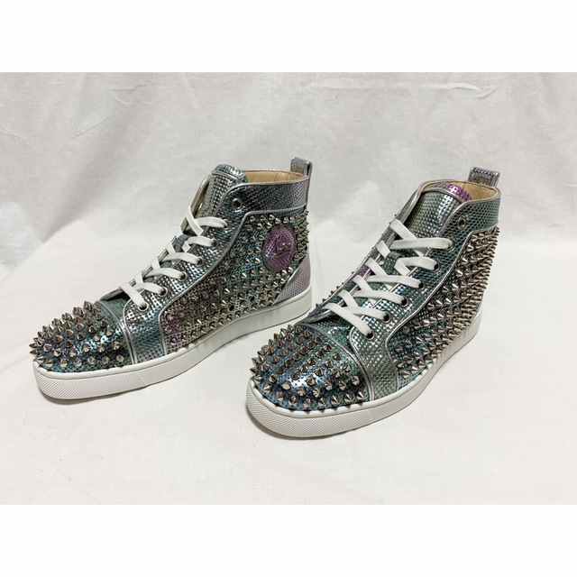 低価格 Louboutin Christian - 24.5~25㎝ 39 ハイカットスニーカー