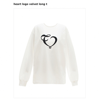 the virgins heart logo velvet long t