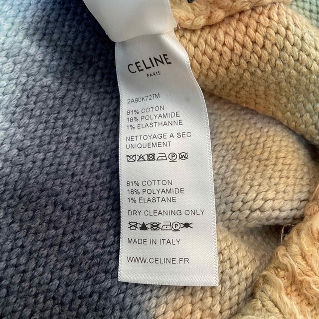 CELINE セリーヌ クルーネックセーター ブラッシュドコットン ニット