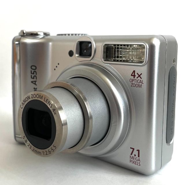 《動作確認済み》PowerShot A550　キヤノン　単三　デジタルカメラ