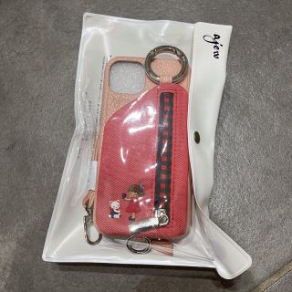 ファミリア(familiar)の新品未使用未開封　ajew×ファミリアコラボ　iPhone13(iPhoneケース)