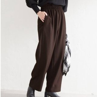 ジャーナルスタンダード(JOURNAL STANDARD)の新品タグ付　ウールライクストレッチワイドパンツ(カジュアルパンツ)