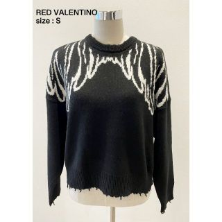 レッドヴァレンティノ(RED VALENTINO)の【美品】RED VALENTINO＊セーター・サイズS(ニット/セーター)