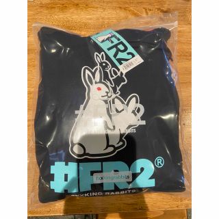 エフアールツー(#FR2)の新品未開封　FR2月桃　パーカー　LogoHoodie  沖縄限定　Lサイズ　黒(パーカー)