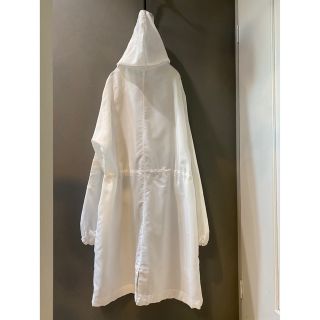 古着 ビンテージ 80s ミリタリー レイン コート ワンピース 白 希少 美品