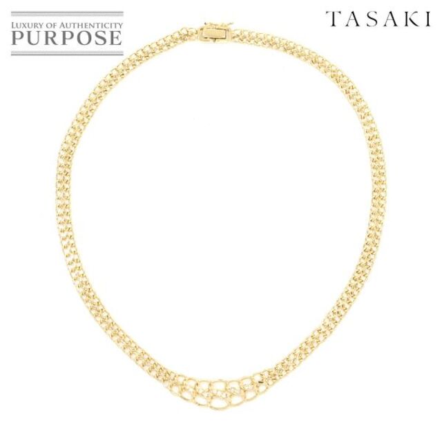 TASAKI - タサキ TASAKI ダイヤ 0.09ct ネックレス 40cm K18 YG イエローゴールド 750 田崎真珠 VLP 90174008