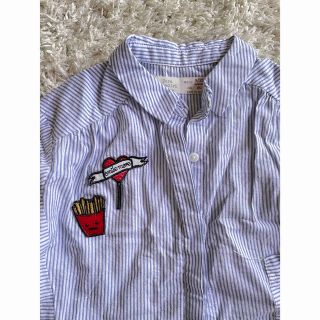 ザラキッズ(ZARA KIDS)のザラベビー▷ストライプシャツ▷80センチ(シャツ/カットソー)