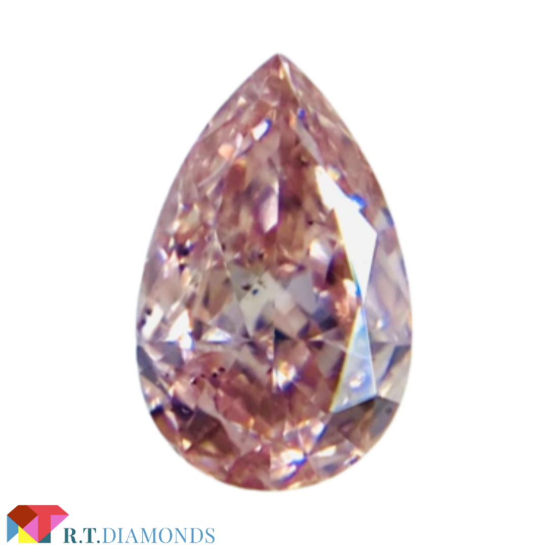 FANCY INTENSE PINK 0.138ct/PS/RT1471/CGL レディース アクセサリー
