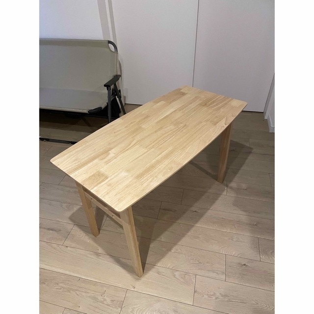 テーブル 木製 ベルメゾン 天然木 ベージュ