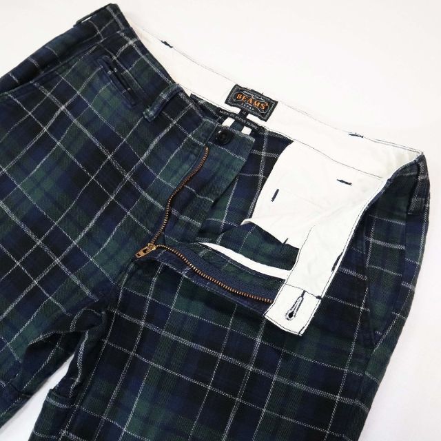 BEAMS PLUS - ビームスプラス チェック柄パンツ カジュアルパンツ M