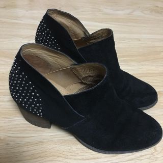 【美品】Naya ショートブーツ 黒 26.5㎝(ブーツ)