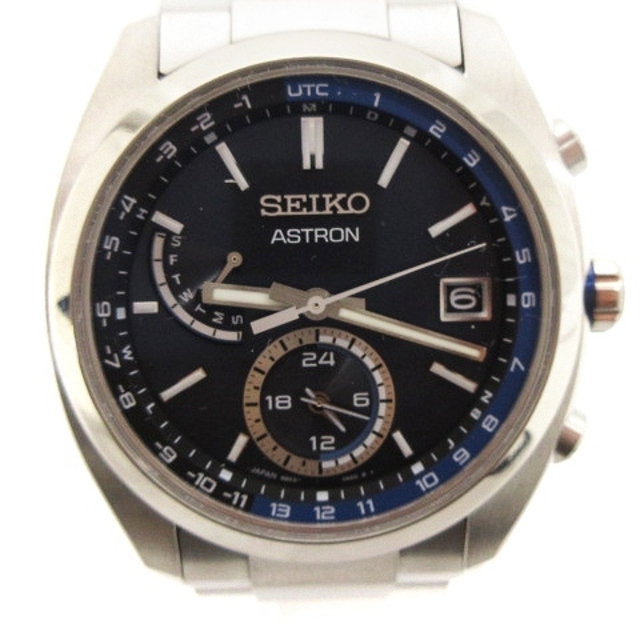 SEIKO - セイコー アストロン 腕時計 電波ソーラー 8B63-0BA0 青文字盤 ■SM