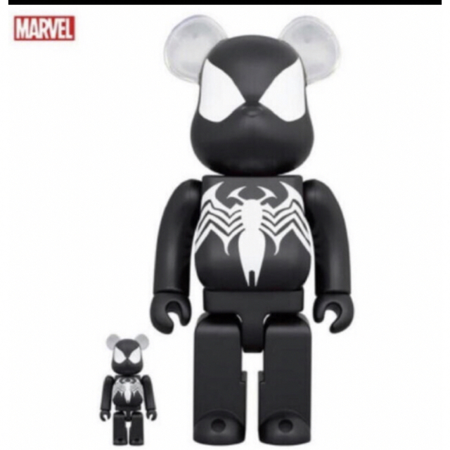 BE@RBRICK SPIDER-MAN BLACK 100％ 400%