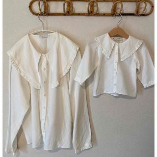 キャラメルベビー&チャイルド(Caramel baby&child )の美品june-little closet ★Lily blouse 2枚セット(シャツ/カットソー)