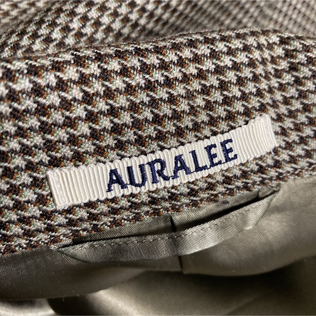 AURALEE(オーラリー)のAURALEE 2018AW ハウンドトゥースブルゾン サイズ4 メンズのジャケット/アウター(ブルゾン)の商品写真