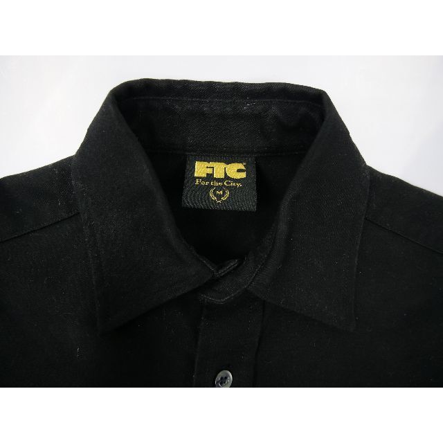 FTC(エフティーシー)のFTC 厚手 シャツ ブラック Mサイズ エフティ―シー 中古品 メンズのトップス(シャツ)の商品写真