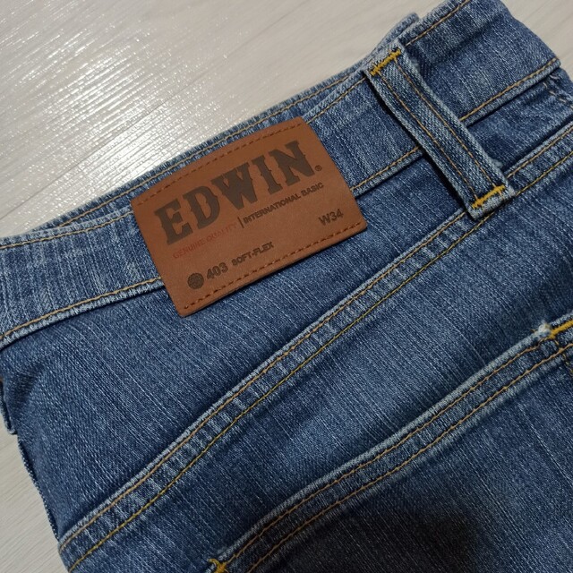 EDWIN(エドウィン)の15日まで要プロフ EDWIN W34 403 SOFT-FLEX 股下62cm メンズのパンツ(デニム/ジーンズ)の商品写真