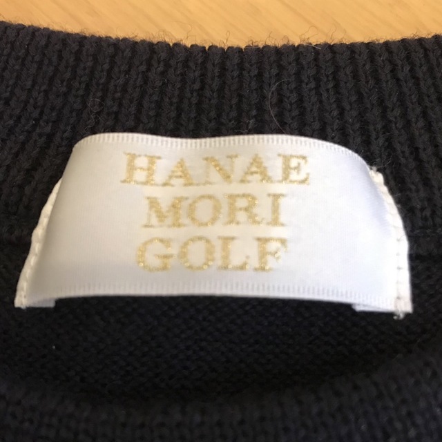 HANAE MORI(ハナエモリ)の★【未使用】HANAE MORI GOLF＊ハナエ　モリ【シマウマ柄】ニット★ レディースのトップス(ニット/セーター)の商品写真