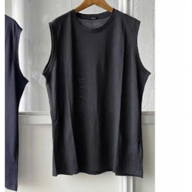 COMOLI(コモリ)のcomoli ウール天竺　ノースリーブ　2点 メンズのトップス(Tシャツ/カットソー(半袖/袖なし))の商品写真