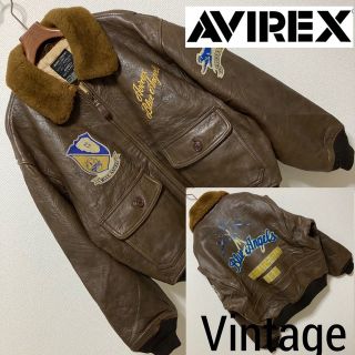 AVIREX - AVIREX G1 レザー フライトジャケット トップガン