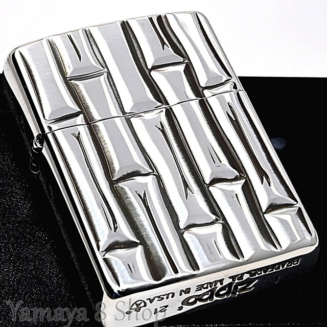 ZIPPO - ZIPPO アーマーバンブー 両面 深彫り彫刻 シルバー ジッポー ...