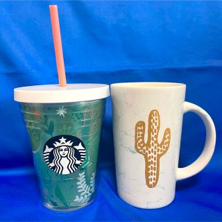 スターバックスコーヒー(Starbucks Coffee)のスターバックス　ジョイフルフォレスト タンブラー、マグカップ カクタス　新品(タンブラー)