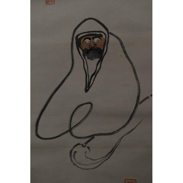 真作】総持寺貫主/杉本道山/達磨画賛/掛軸☆宝船☆AA-241の通販 真作】総持寺貫主/杉本道山/達磨画賛/掛軸☆宝船☆AA-241の通販
