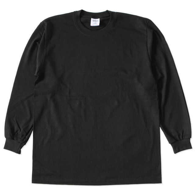 新品シャカウェア 7.5ozヘビーウエイト無地長袖Tシャツ 黒2枚セット 4XL