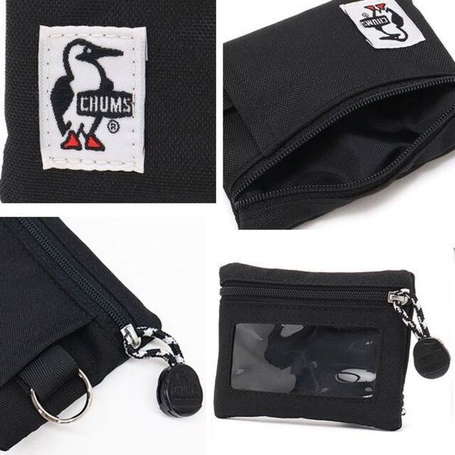 CHUMS(チャムス)のCHUMS キーコインケース 定期入 CH60-3148 Black2 未使用 メンズのファッション小物(名刺入れ/定期入れ)の商品写真