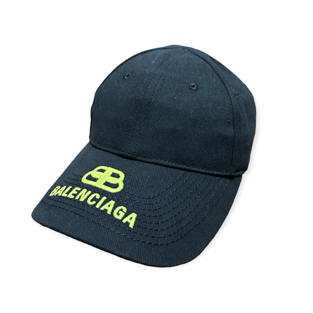 バレンシアガ BALENCIAGA ロゴ キャップ 帽子 ブラック - www