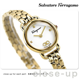 フェラガモ レディース時計 Ferragamo 約1年保証 メタルベルト 正規品