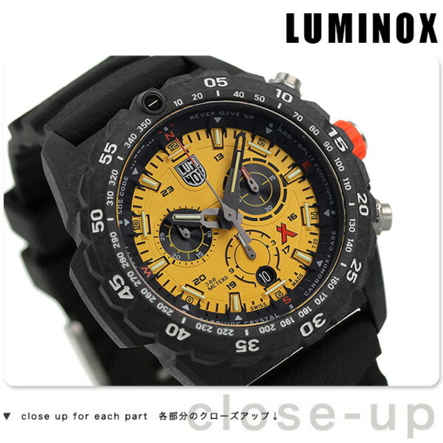 Luminox - ルミノックス 腕時計 ベア グリルス サバイバル 3740シリーズ 45mm クオーツ 3745LUMINOX イエローxブラック