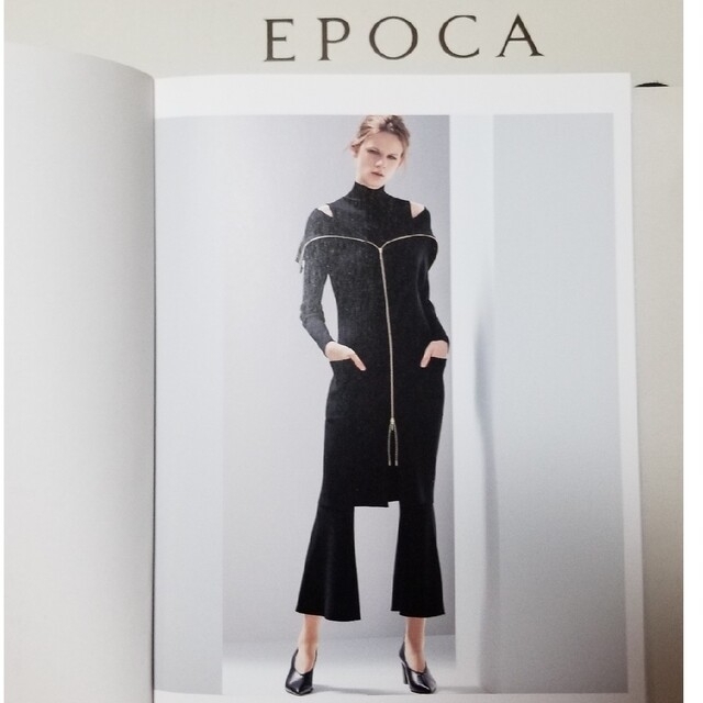 EPOCA(エポカ)の◆EPOCA エポカ◆定価64,900円　女優襟モード感溢れるロングカーディガン レディースのトップス(カーディガン)の商品写真