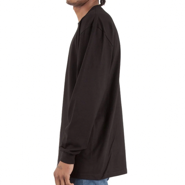 新品シャカウェア 7.5ozヘビーウエイト無地長袖Tシャツ 黒2枚セット 4XL メンズのトップス(Tシャツ/カットソー(七分/長袖))の商品写真